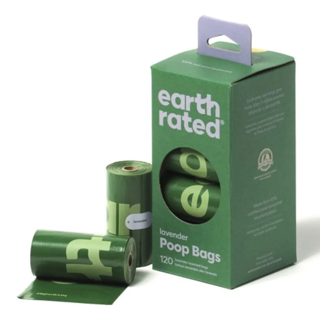 [412260] Earth Rated sachets à déjections, inodores et recyclés 8 x 15 pcs