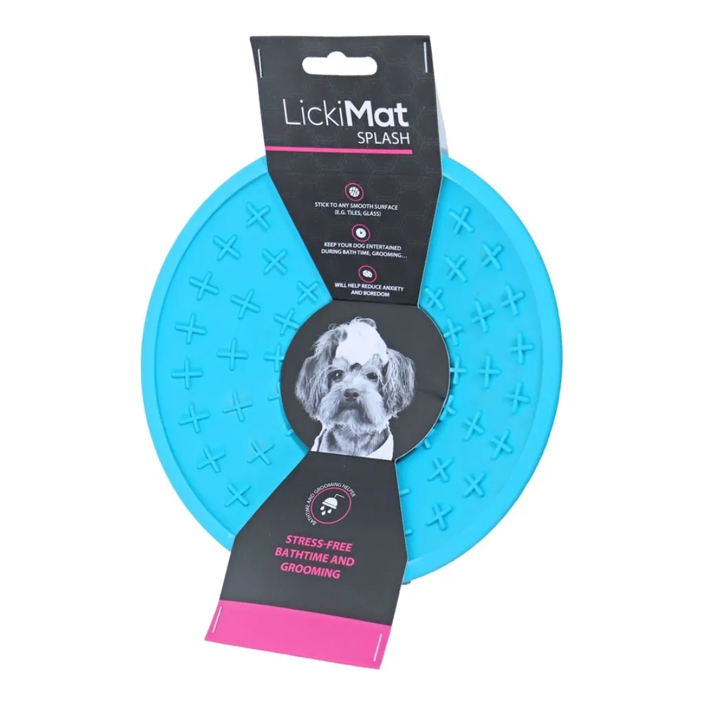 LickiMat Splash turquoise 19 cm